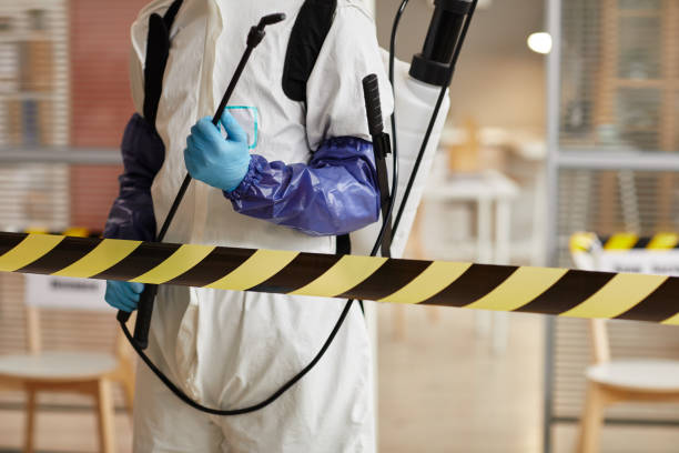 Professional Blood Cleanup technician working in Bushnell, FL